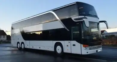 Sports event double decker